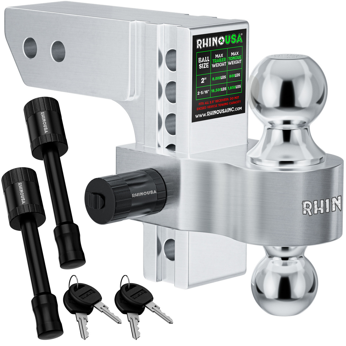 Adjustable Drop Hitch (2.5" Receivers)
