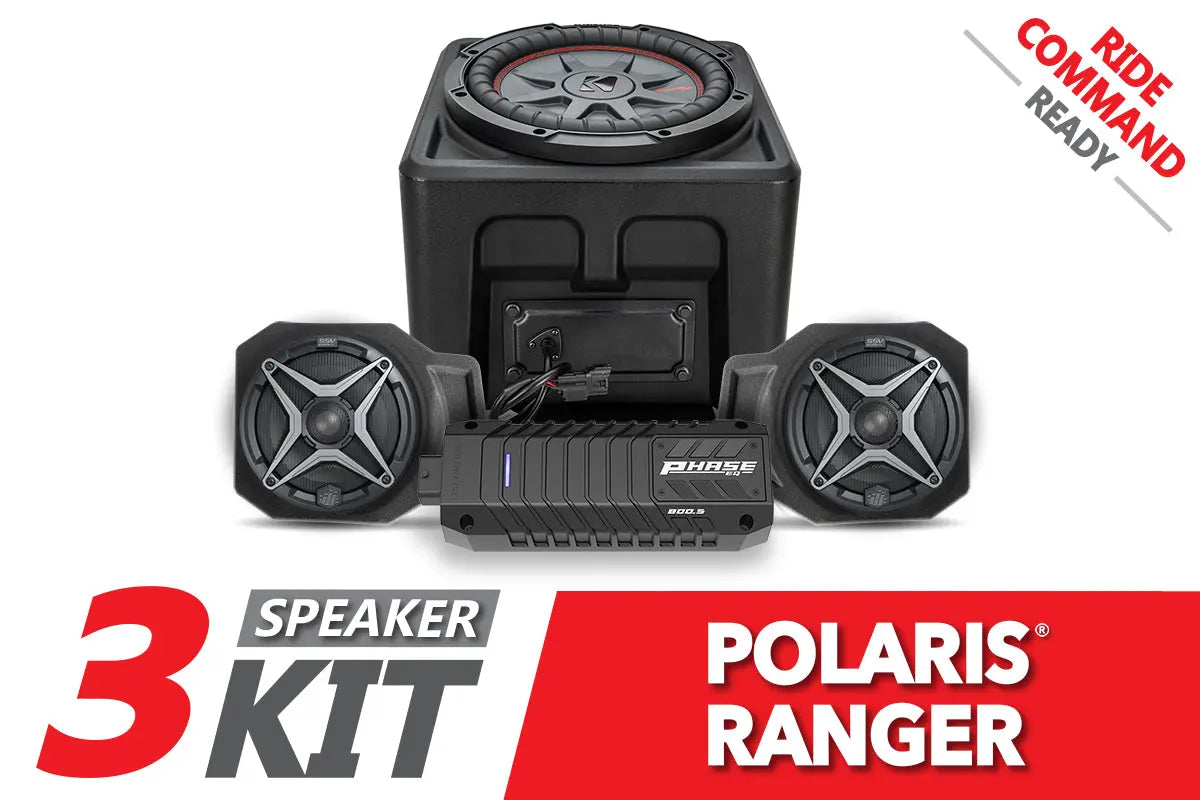 2018-2024 Polaris Ranger XP1000 3-Speaker SSV Audio-System for Ride Command SSV Works
