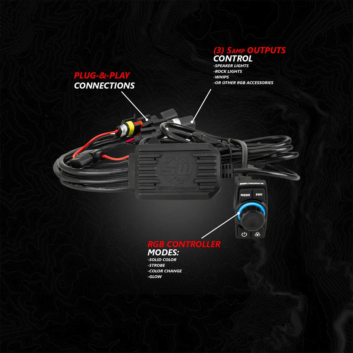2024-2026 Can-Am® Maverick R, Phase-4 V-Spec 1400watt 5-Speaker Stereo System SSV Works