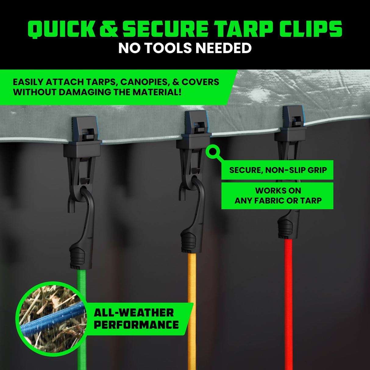28 Piece Bungee Cord Set