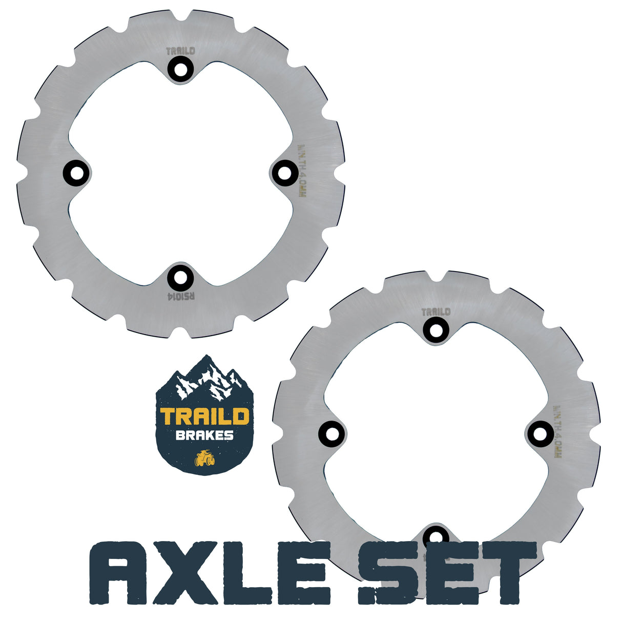 Can-Am Outlander 450/500/570/650/850/1000/HD5/HD7/PRO 2013-2026 Ridge Rider Disc Brake Rotor Kit Traild