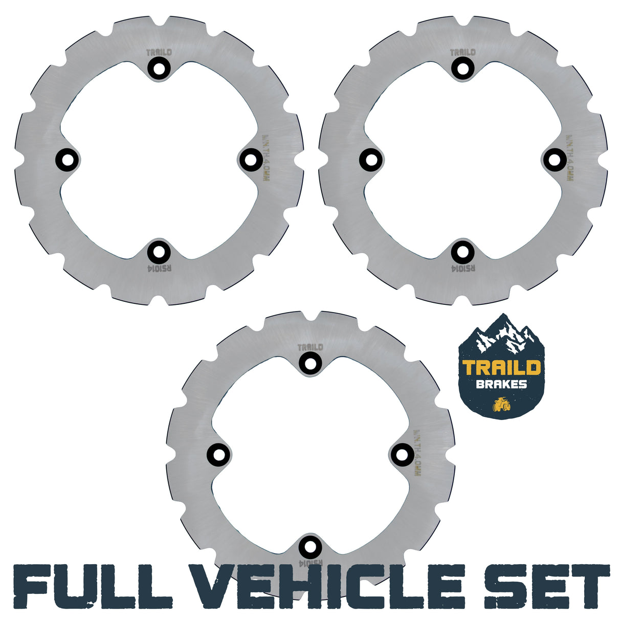 Can-Am Outlander 450/500/570/650/850/1000/HD5/HD7/PRO 2013-2026 Ridge Rider Disc Brake Rotor Kit Traild