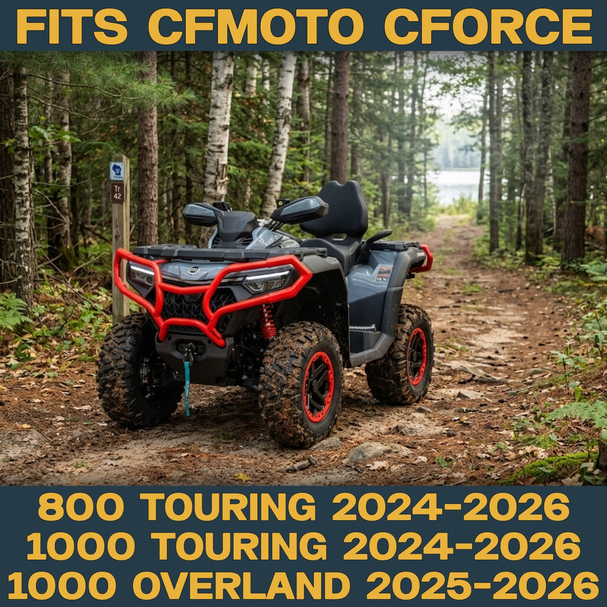 CFMoto CFORCE 800/1000 2024-2026 Ridge Rider Disc Brake Rotors Traild