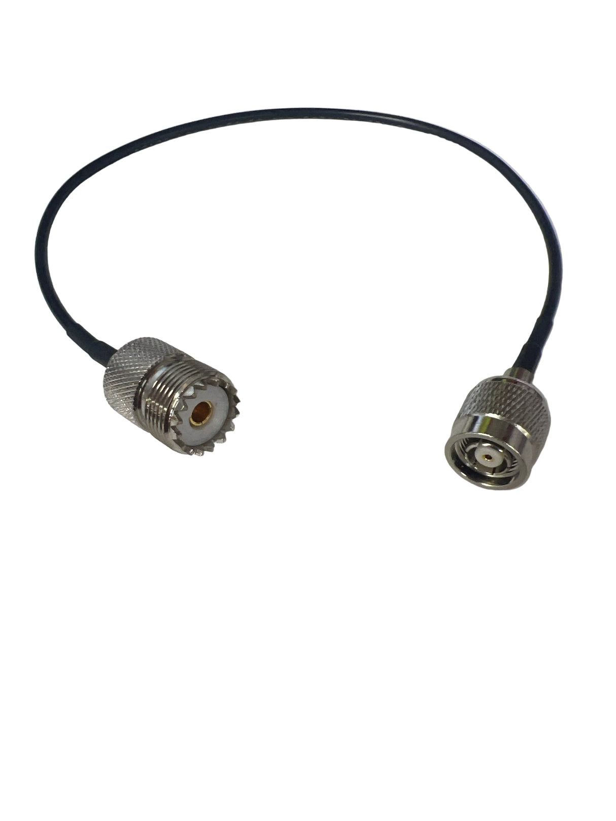 RP TNC male to UHF SO239 female pigtail cable RG174 12 Inch TekShack
