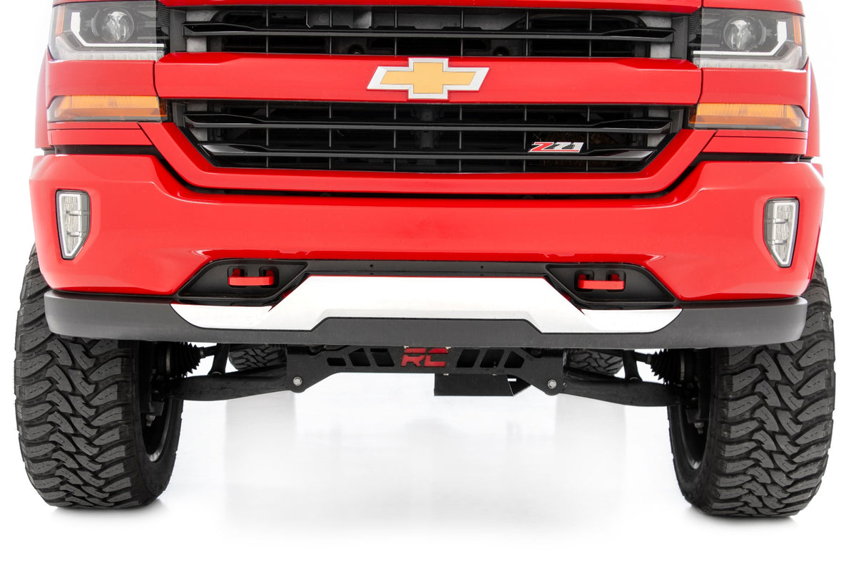 Tow Hooks Forged Red Chevy Silverado 1500 2WD/4WD (2014-2018 & Classic) Rough Country