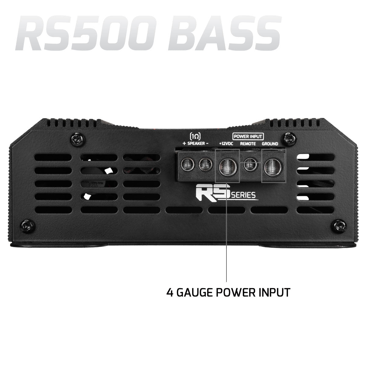 PRV Audio RS500 BASS 1 Ohm Monoblock Subwoofer Amplifier 500 Watts