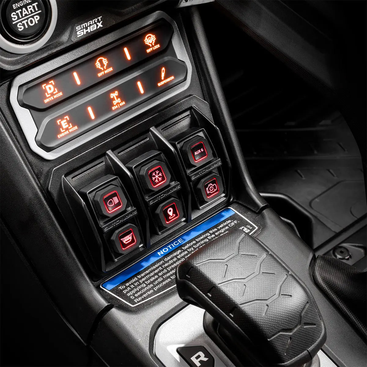 Sierra6, 6-Switch, 3-Rocker Electronic Accessory Smart Switcher - Universal SWITCH Works