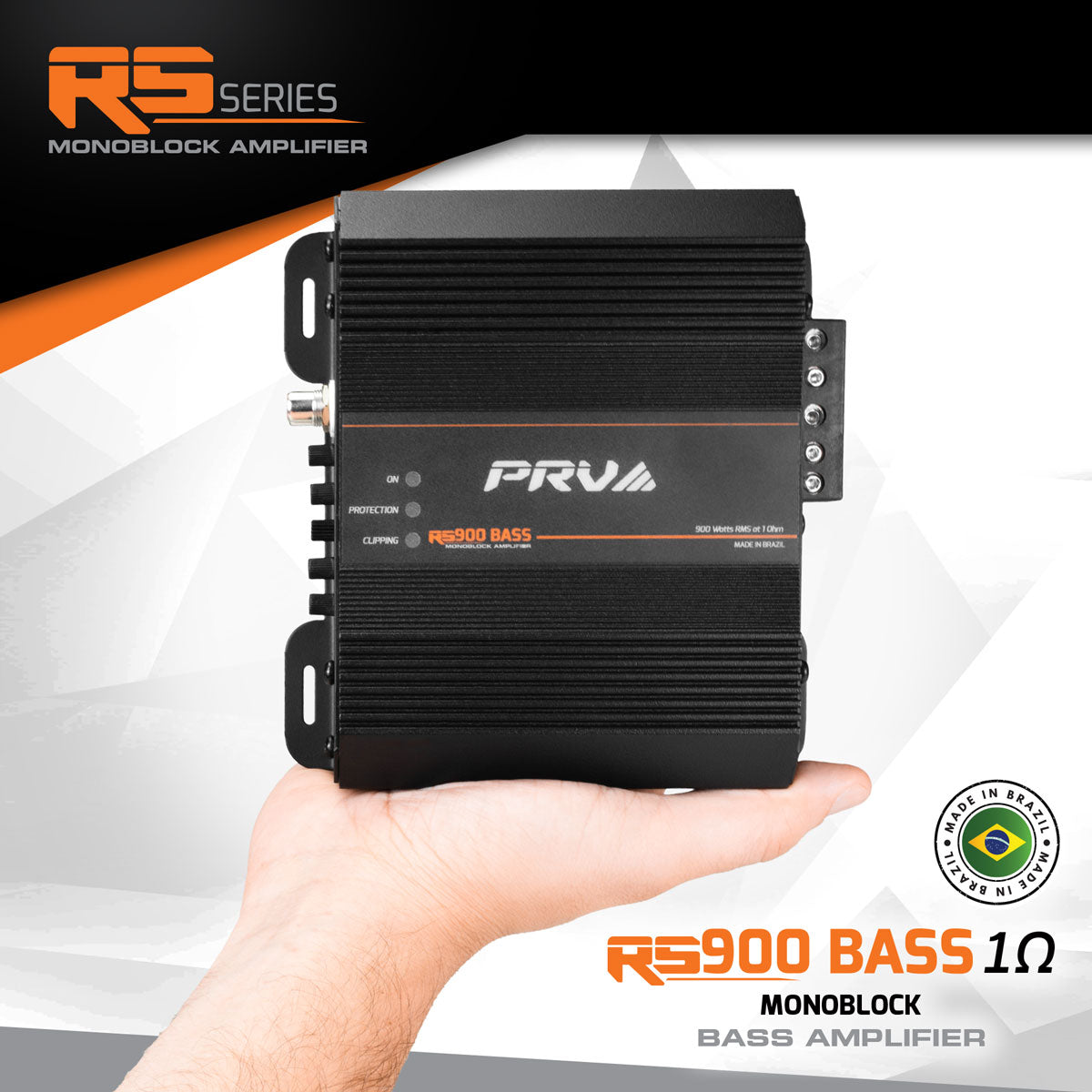 RS900 BASS 1 Ohm - 1 Channel Monoblock Amplifier PRV