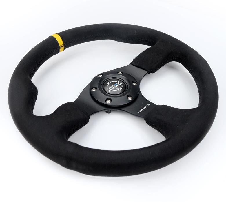 NRG Innovations Race Steering Wheel Alcantara