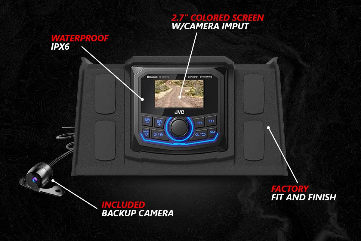 2014-2023 Polaris RZR A-Spec SSV Works 5-Speaker Plug-&-Play Kit with JVC SSV Works