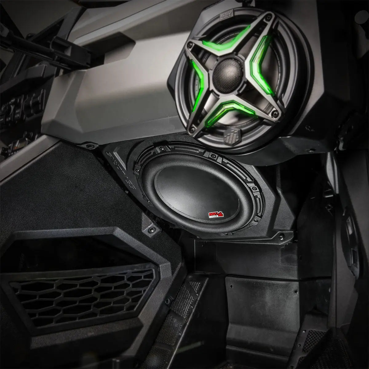 2025-2026 Polaris® RZR Pro R / Pro S / Pro XP Phase-6 K-Spec 7-Speaker Plug-&-Play Kit w/MRB4 Radio SSV Works