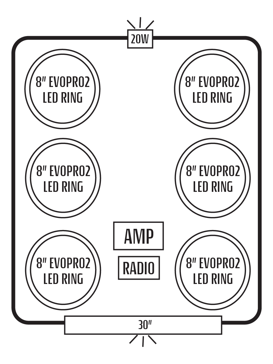 2020+ Polaris RZR Pro XP Stereo Tops (2-Seat) Polaris