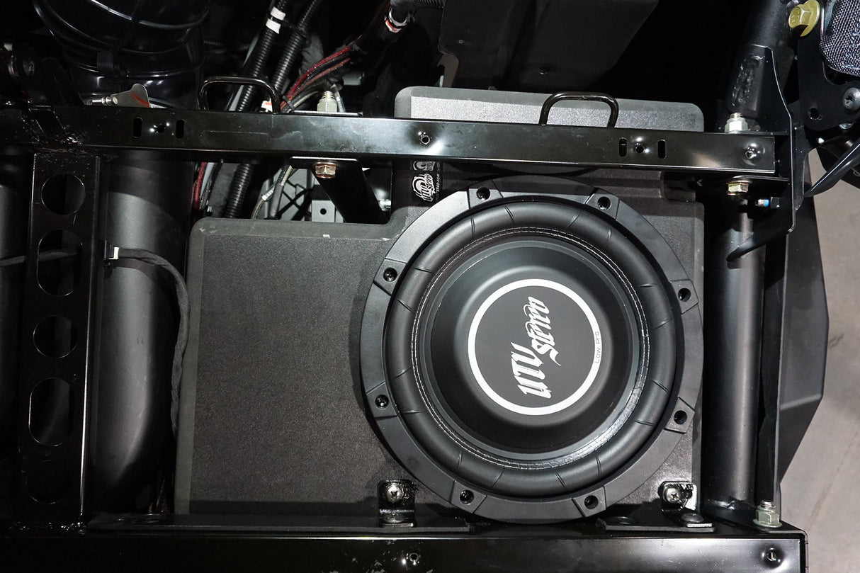 '20-'26 RZR® Pro Series 10" Rear Driver Subwoofer Enclosure (4-Seat Models Only) | UTVS-PRO-ENC-RDRIVER UTV Stereo