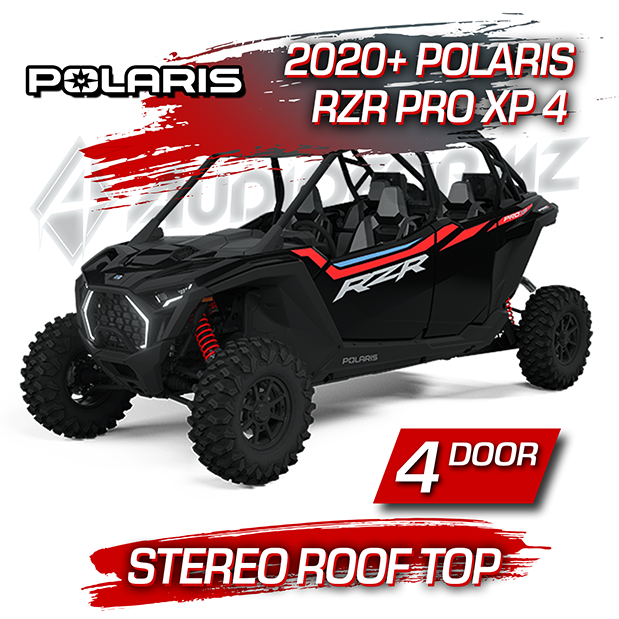 2020+ Polaris RZR Pro XP 4 Stereo Tops (4-Seat) Polaris