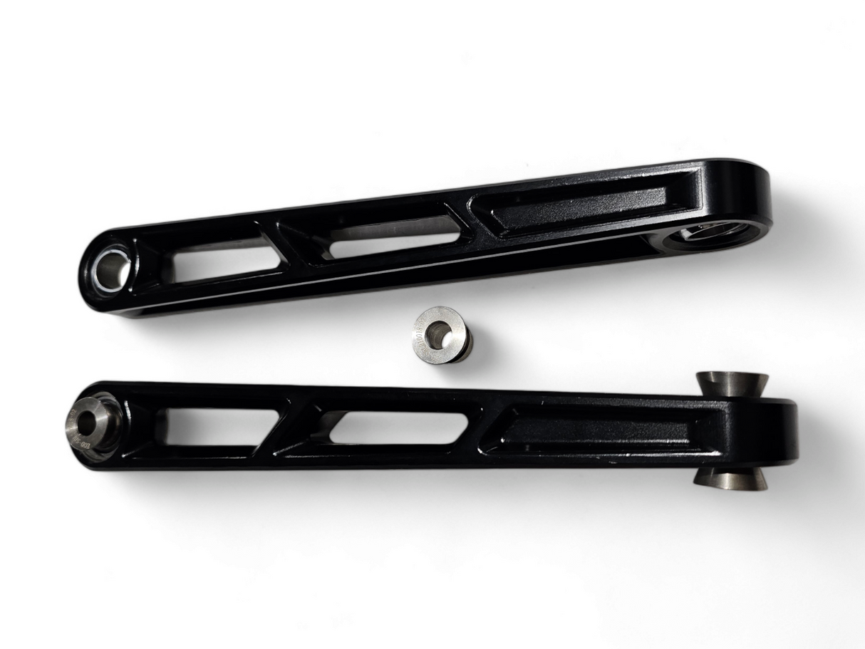 2022 to Current Polaris RZR Turbo R, Pro R Front Sway bar Link in Black Finish www.elektricoffroad.com