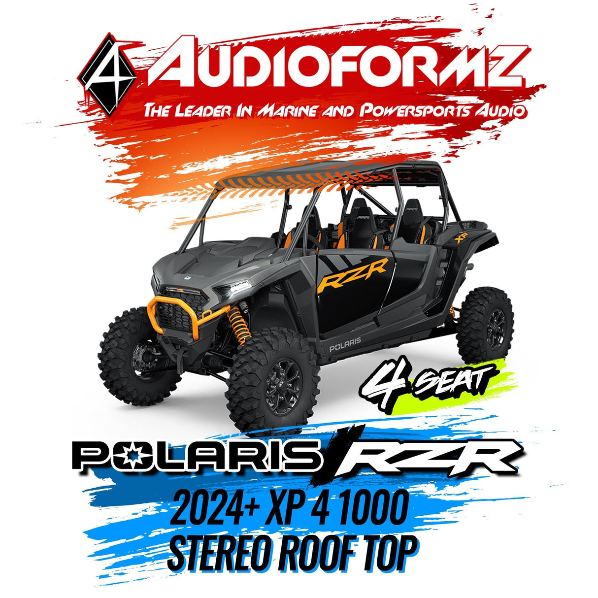 2024+ Polaris RZR XP 4 Stereo Tops (4-Seat) Polaris