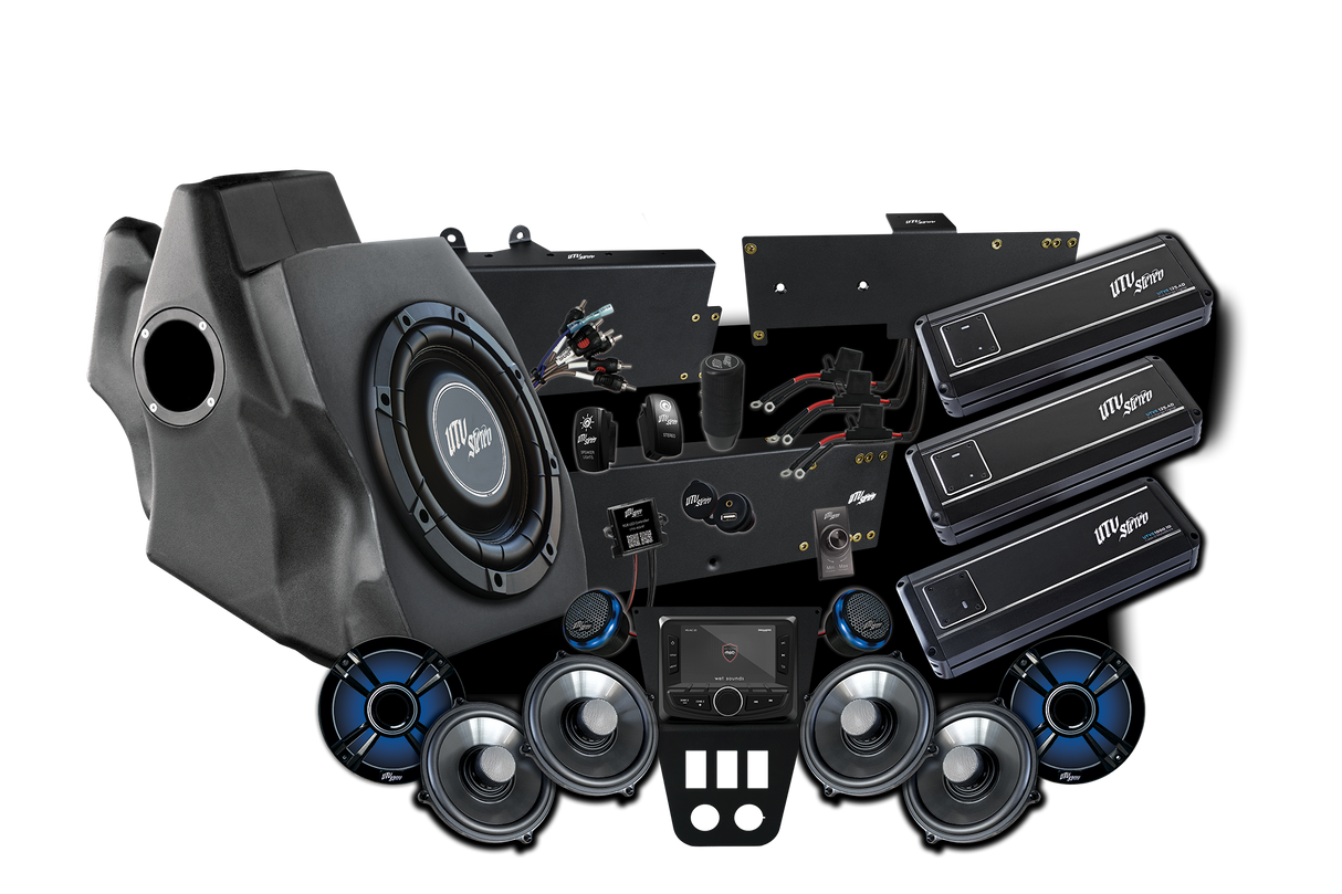 '20-'24 RZR® Pro Series Signature Stage 8 Stereo Kit | UTVS-PRO-S8-S UTV Stereo