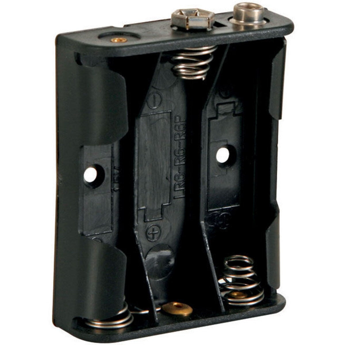 "AA" Battery Holder, Holds 4 "AA" Batteries TekShack