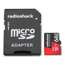 RadioShack micro SD U3 V30 64GB 4401151 TekShack