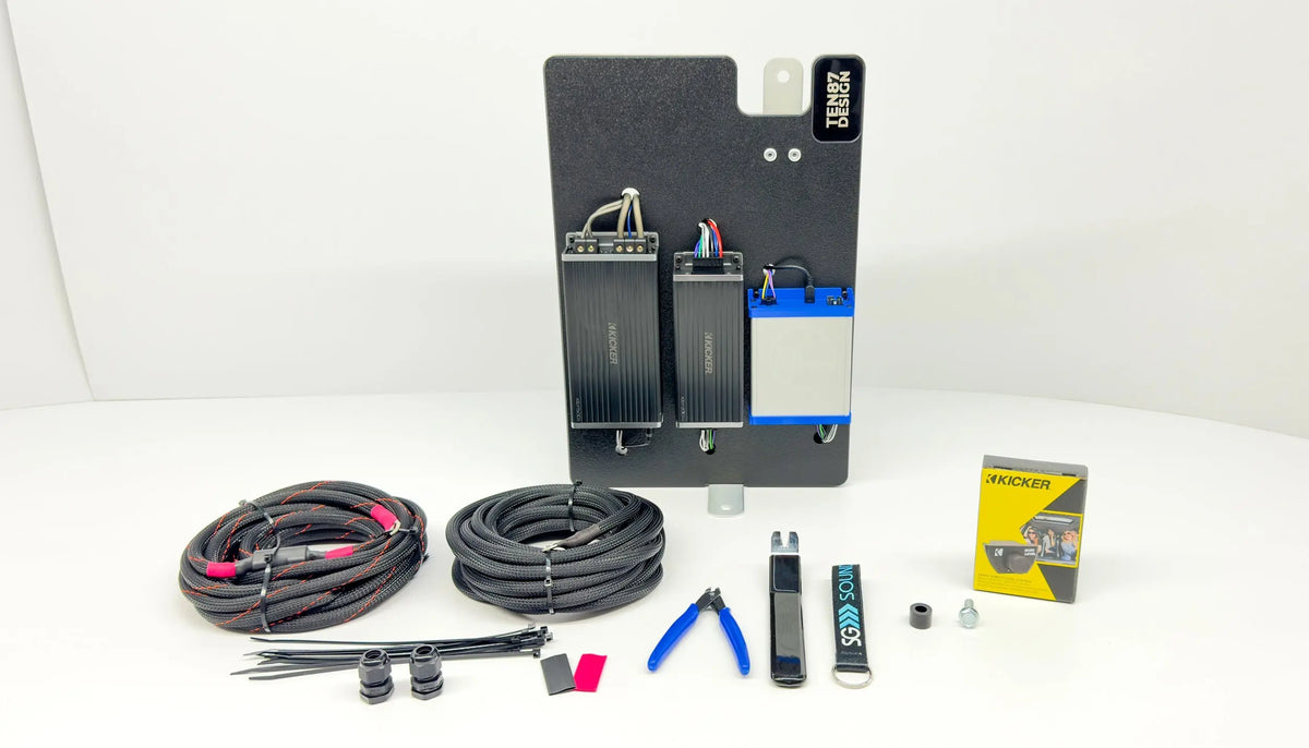 Kicker Key 2-Way 5-channel Loaded Amplifier Rack for Ford F-Series Vehicles (All Factory Systems including B&O Unleashed)