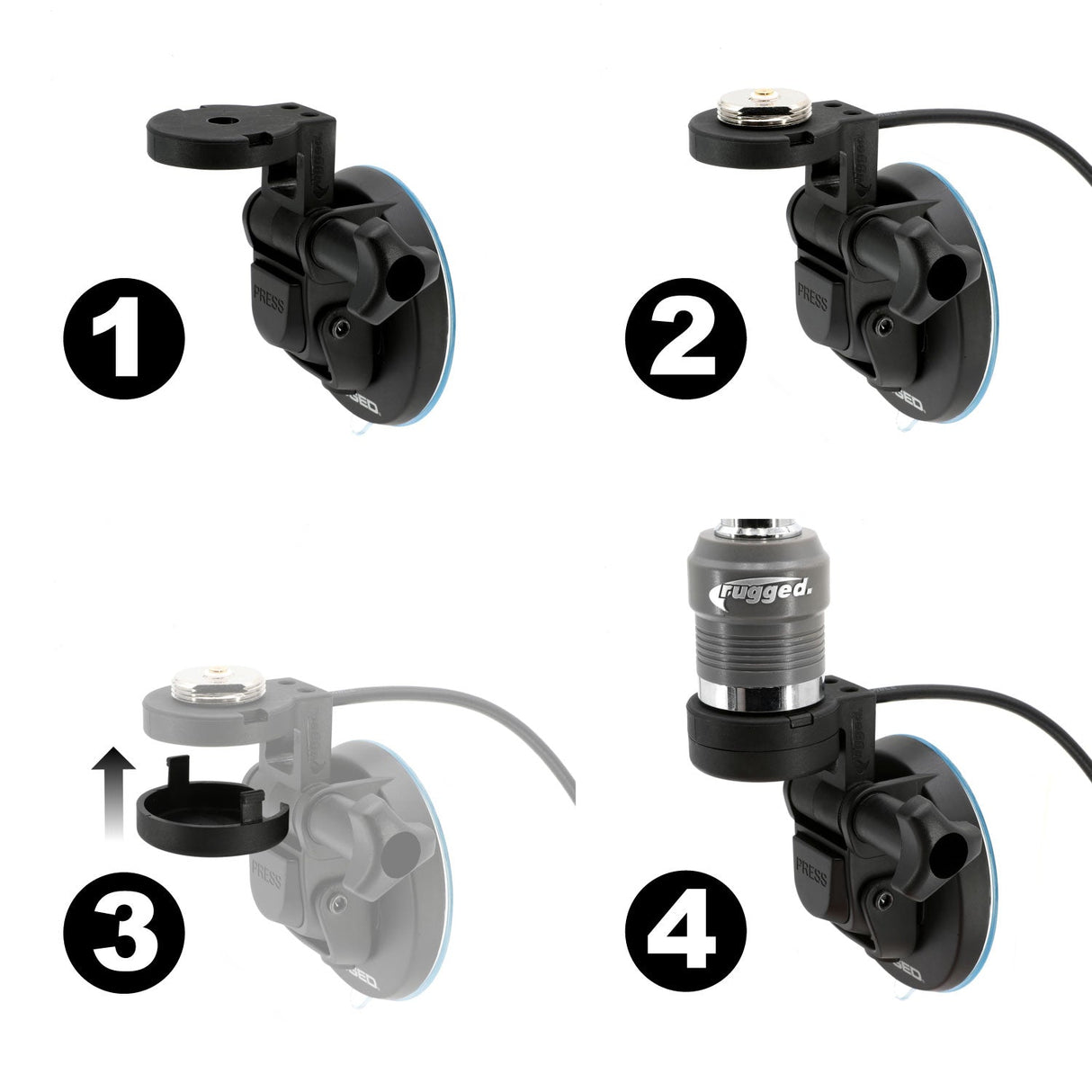 Suction Cup Antenna Mount