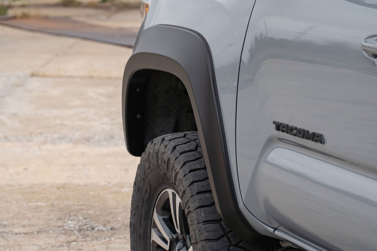 Fender Flares Sport 202 Black Onyx Toyota Tacoma 2WD/4WD (2016-2023) Rough Country