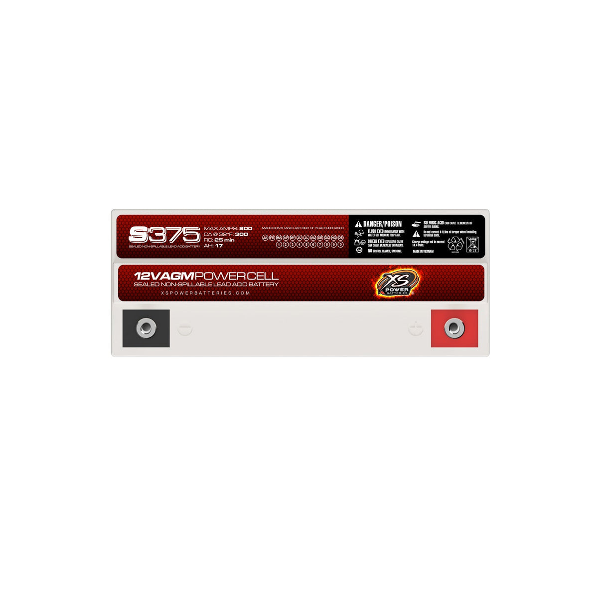 XS Power S375 12V AGM Racing Battery
