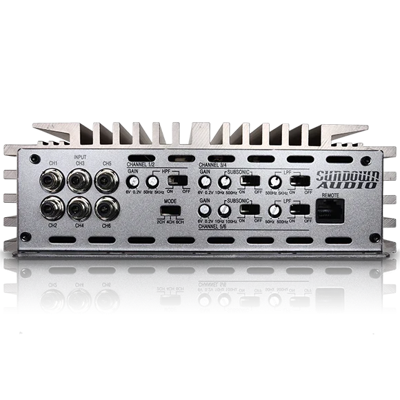Sundown Audio SALT-2000.6 2000W Class D 6-Channel Amplifier Made In Korea