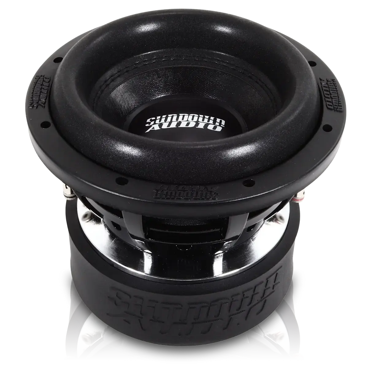(2) Sundown SA8 v.3 & Chevy Crew Cab 07-18 Dual 8" Subwoofer Box Combo