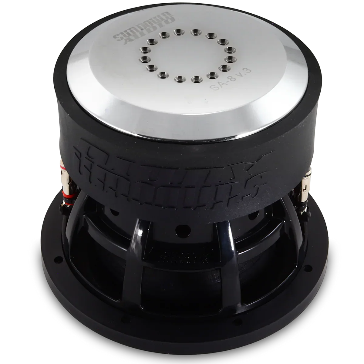 (2) Sundown SA8 v3 & Chevy Extended Cab 99-06 Dual 8" Subwoofer Box Combo