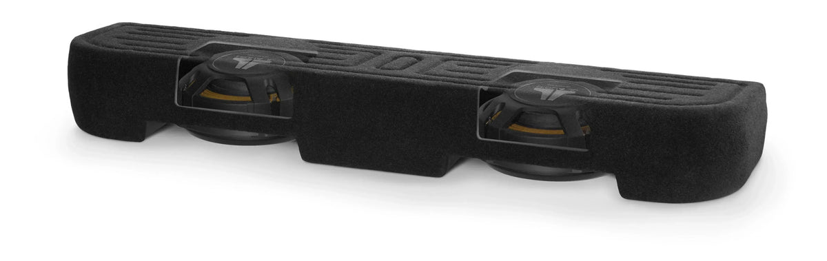 Underseat >>> JL Audio Dual 12-inch Subwoofer Enclosure with Loaded Amplifier Rack