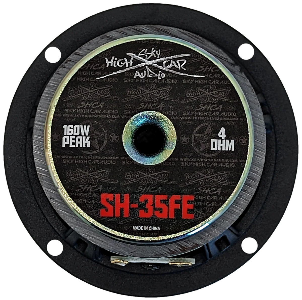Sky High Car Audio SH-35FE | 3.5" Midrange Speaker w/ Carbon Fiber Cone (Pair)