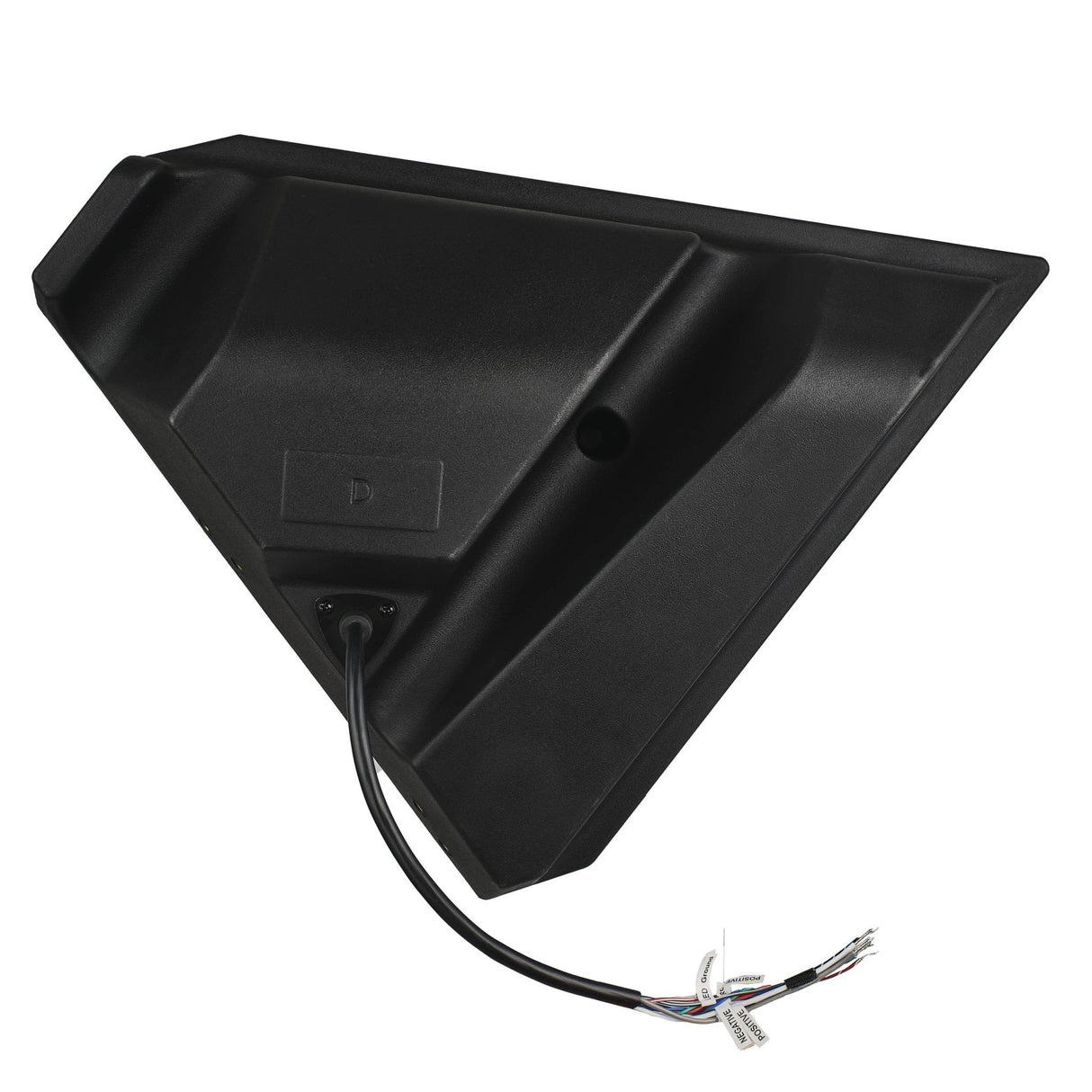 Polaris Slingshot Front Kick Empty Panel Pods With Digital LED Lights fits 2 x 6.5" Speakers and 2 x 3.8" Bullet Tweeters | 2015 - Current