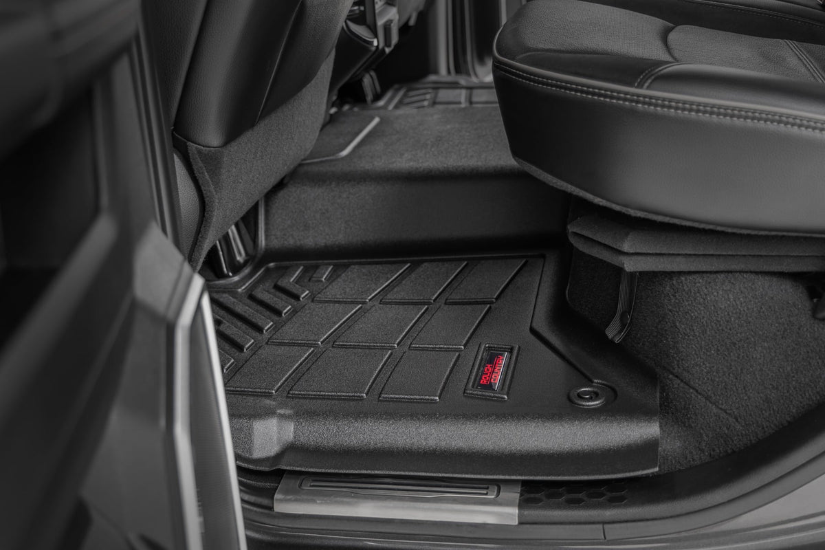 Sure-Fit Floor Mats Front & Rear Bucket Crew Ram 2500/3500 (19-26) Rough Country