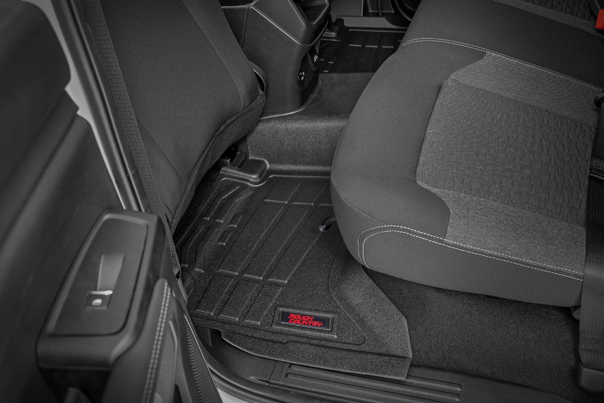 Sure-Fit Floor Mats Front & Rear Crew Ford Ranger 2WD/4WD (2024-2026) Rough Country