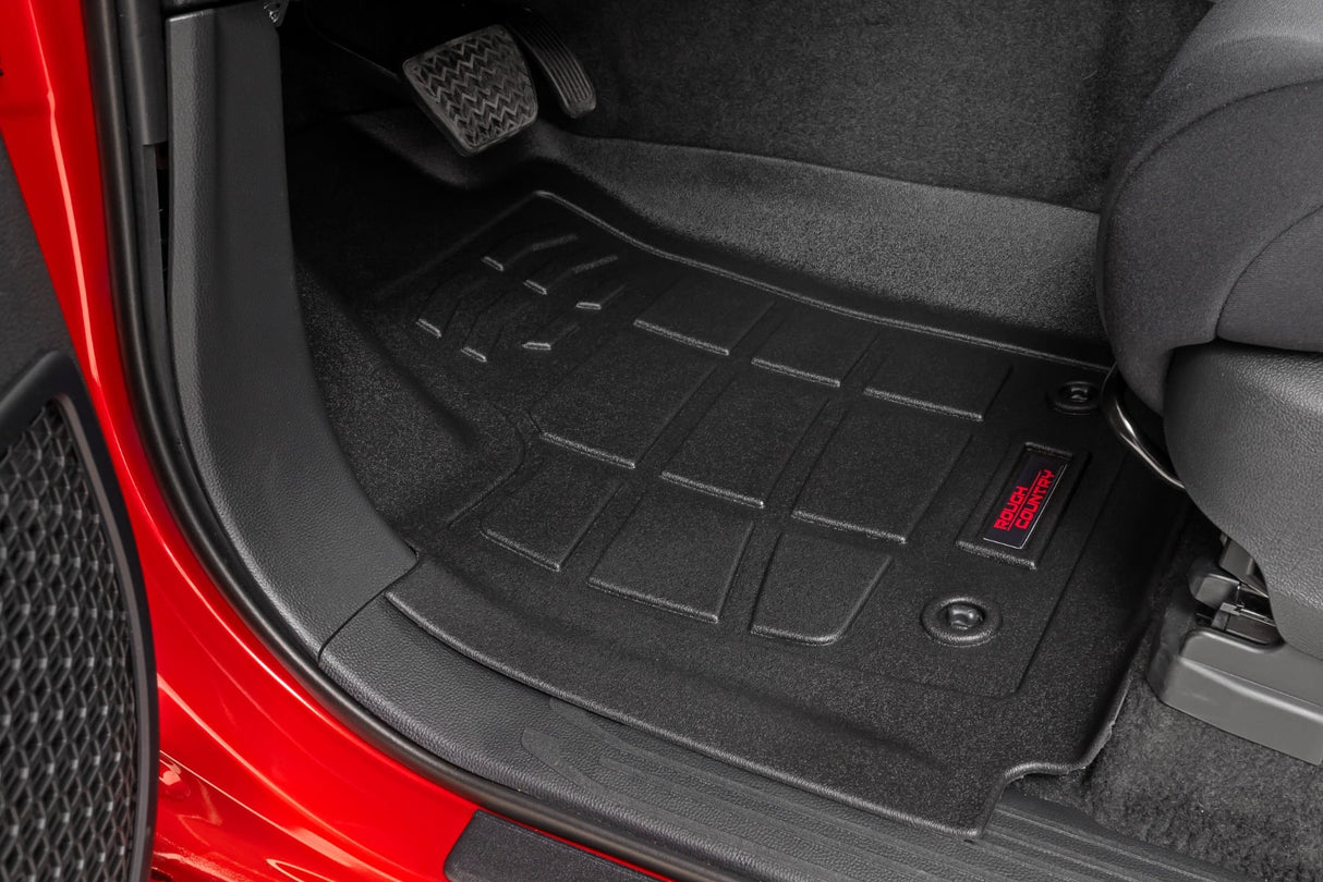 Sure-Fit Floor Mats Front & Rear Double Cab Toyota Tacoma (24-26) Rough Country
