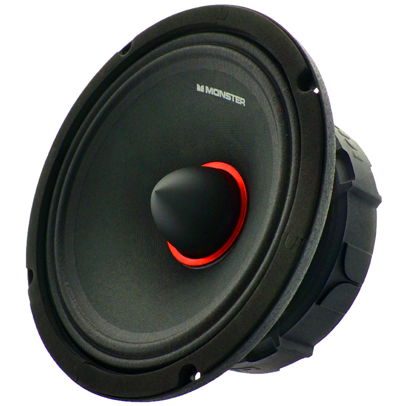 Monster SMA801 8″ 600W RMS Midrange Speaker 8-Ohm (Single) Monster Audio