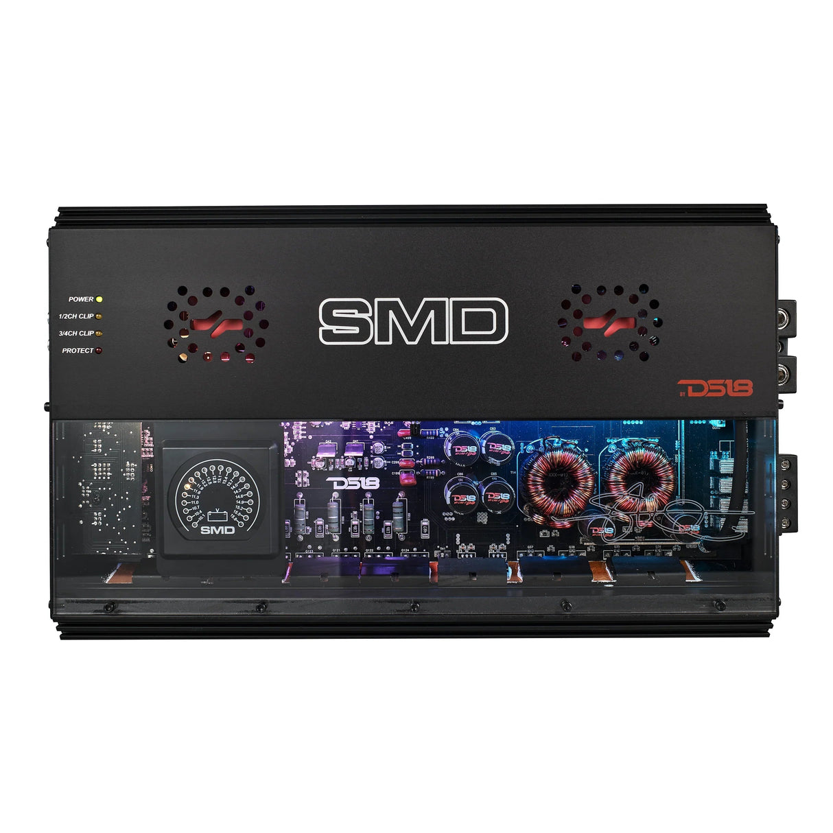 DS18 SMD-500.4AB 2000W Class AB 4-Channel Amplifier Made In Korea DS18