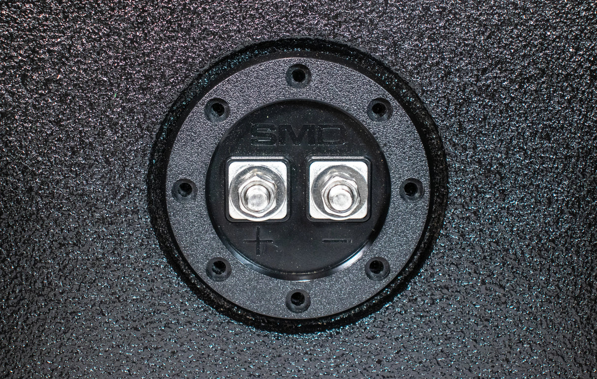 SoundSkins Enclosures | Single 10" Angled Truck Wedge Pair - Premium USA Made Subwoofer Box with Bed Liner Spray Finish SoundSkins Global