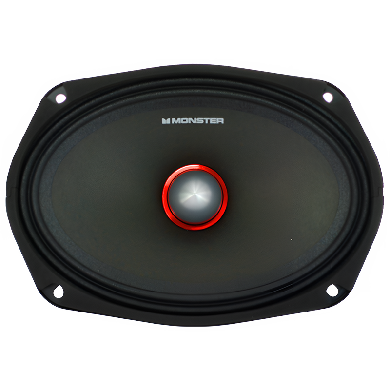 Monster SMM6905 6"×9″ 450W RMS Midrange Speaker 8-Ohm (Single)