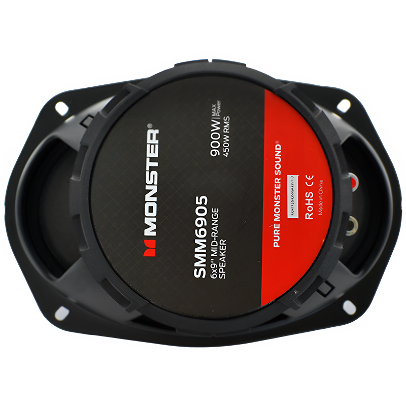 Monster SMM6905 6"×9″ 450W RMS Midrange Speaker 8-Ohm (Single)