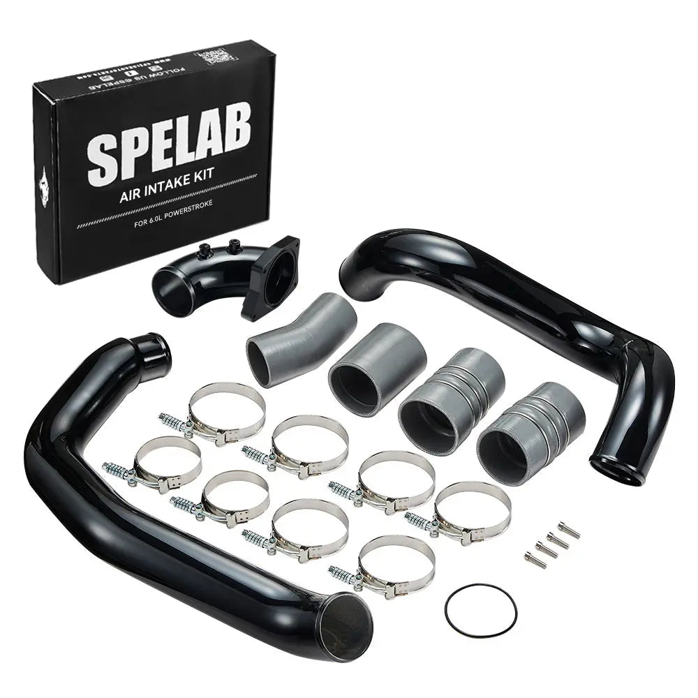 Intercooler Pipe Kit for 2003-2007 6.0 Powerstroke Diesel Ford F250 F350 F450 F550 | SPELAB