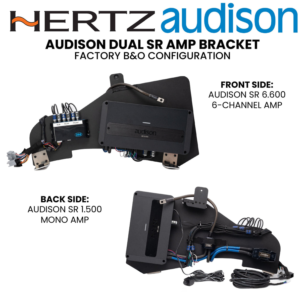 Hertz-Audison Plug & Play Full System (6-Ch/ Mono) Bundle Upgrade (B&O System) | '21- Current Ford Bronco