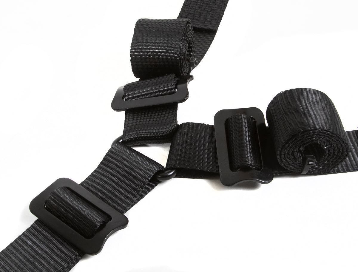 SpeedStrap 2″ HD 3-Point Spare Tire Tie-Down Y-Strap with Flat Snap Hooks Chupacabra Offroad