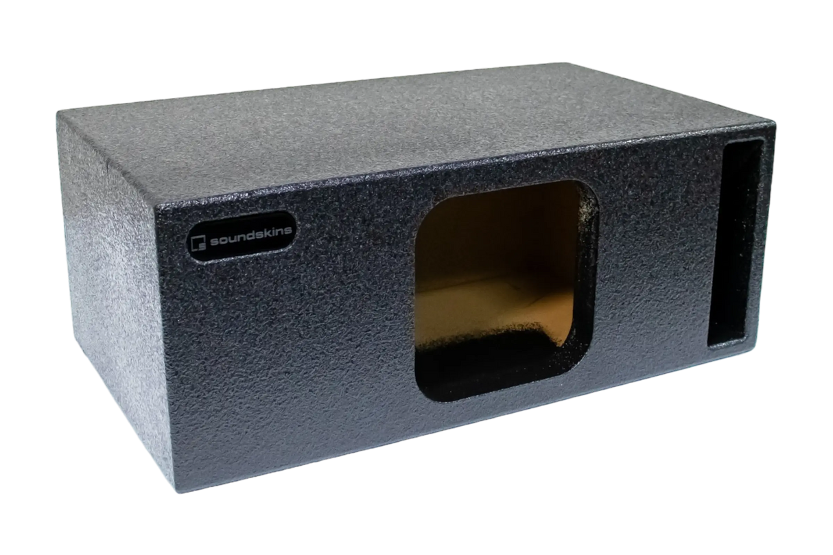 SoundSkins SPL Enclosures | Universal Single 8" Ported XL SPL - Premium USA Made Subwoofer Box with Bed Liner Spray Finish SoundSkins Global