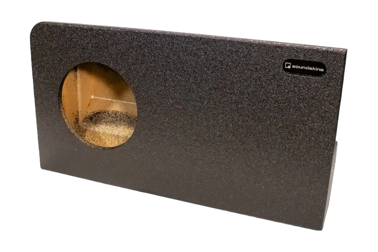 SoundSkins Enclosures | Toyota Tundra 2022+ CrewMax Single 10" Sealed - Premium USA Made Subwoofer Box with Bed Liner Spray Finish SoundSkins Global