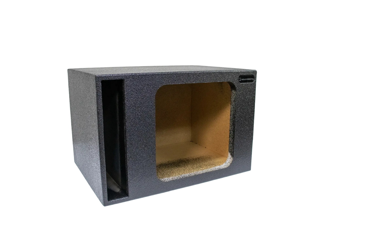 SoundSkins Enclosures | Universal Single 12" Ported XL SPL - Premium USA Made Subwoofer Box with Bed Liner Spray Finish SoundSkins Global