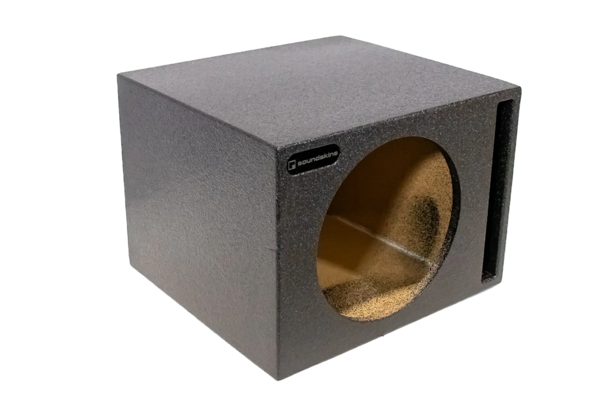 SoundSkins Enclosures | Universal Single 12" Ported - Premium USA Made Subwoofer Box with Bed Liner Spray Finish SoundSkins Global