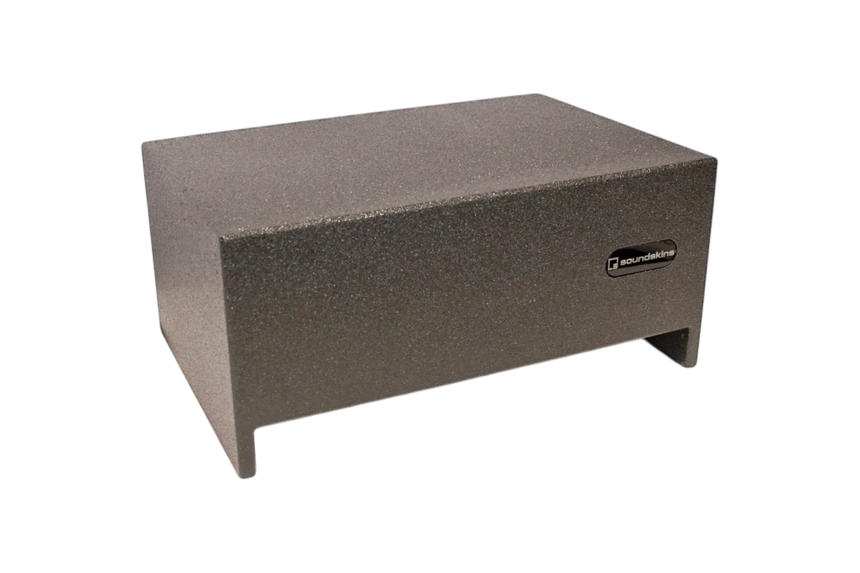 SoundSkins Enclosures | Single 12" Sealed Long Universal Truck Downfire - Premium USA Made Subwoofer Box with Bed Liner Spray Finish SoundSkins Global