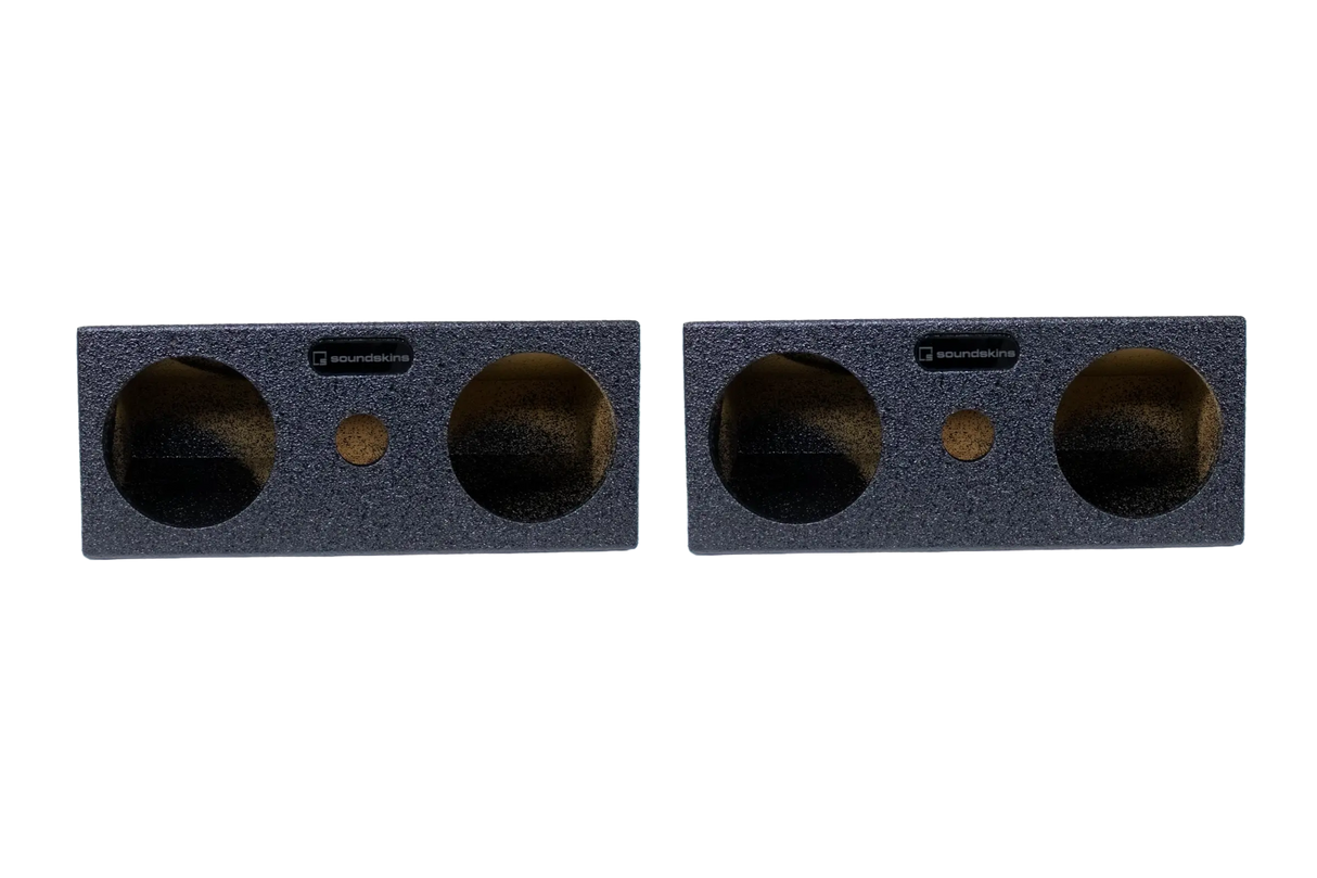 SoundSkins Enclosures | Universal Pair Dual with Tweeter - Premium USA Made Speaker Box with Bed Liner Spray Finish SoundSkins Global